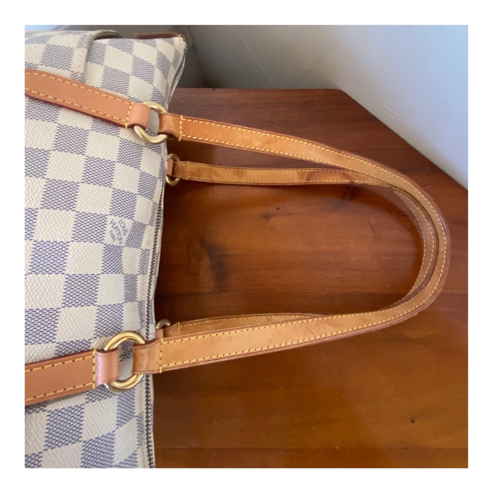 ♥️♥️SOLD LOUIS VUITTON TOTALLY PM AZUR TOTE SHOULDER BAG - Picture 10 of 16